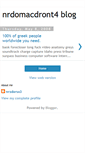 Mobile Screenshot of nrdomacdront4.blogspot.com