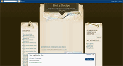 Desktop Screenshot of hot4recipe.blogspot.com