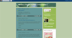 Desktop Screenshot of marylou49.blogspot.com