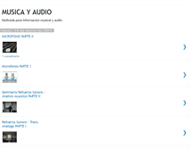 Tablet Screenshot of musica-audio.blogspot.com