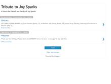 Tablet Screenshot of joysparks.blogspot.com