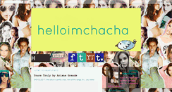 Desktop Screenshot of helloimchacha.blogspot.com