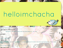 Tablet Screenshot of helloimchacha.blogspot.com