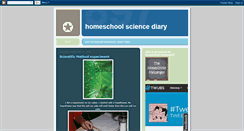 Desktop Screenshot of homeschoolsciencediary.blogspot.com