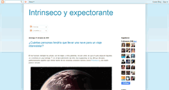 Desktop Screenshot of intrinsecoyespectorante.blogspot.com