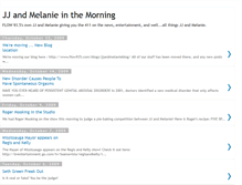 Tablet Screenshot of jjandmelanie.blogspot.com