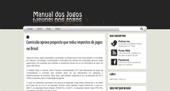 Desktop Screenshot of manualdosjogos.blogspot.com