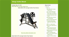 Desktop Screenshot of inclinebenchsh2.blogspot.com