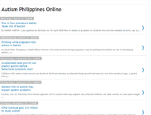 Tablet Screenshot of philippines-autism.blogspot.com