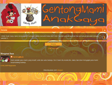 Tablet Screenshot of gentongmami-anakgaya.blogspot.com