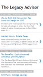 Mobile Screenshot of legacyadvisor.blogspot.com