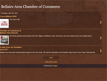 Tablet Screenshot of bellairechamber.blogspot.com