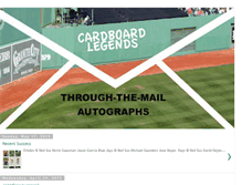 Tablet Screenshot of cardboardlegends.blogspot.com