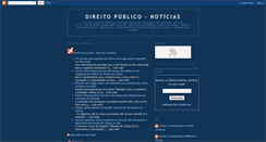 Desktop Screenshot of direitopubliconoticias.blogspot.com