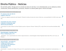 Tablet Screenshot of direitopubliconoticias.blogspot.com