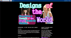 Desktop Screenshot of designs-of-the-world.blogspot.com