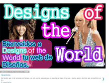 Tablet Screenshot of designs-of-the-world.blogspot.com