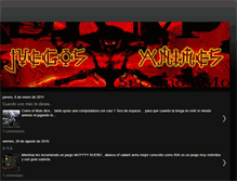 Tablet Screenshot of anime-juegos-peru.blogspot.com