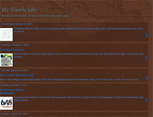Tablet Screenshot of myelasticlife.blogspot.com