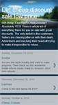 Mobile Screenshot of dirt-cheap-discount-sale-low-price.blogspot.com