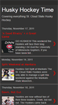 Mobile Screenshot of huskyhockeytime.blogspot.com
