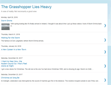 Tablet Screenshot of grasshopperliesheavy.blogspot.com