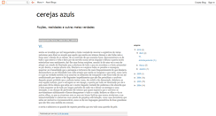 Desktop Screenshot of cerejasazuis.blogspot.com