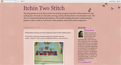 Desktop Screenshot of itchintwostitch.blogspot.com