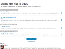 Tablet Screenshot of caringforkidsincrisis.blogspot.com