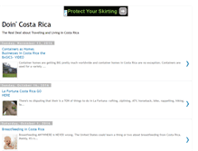 Tablet Screenshot of doingcostarica.blogspot.com