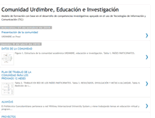 Tablet Screenshot of comunidadurdimbre.blogspot.com