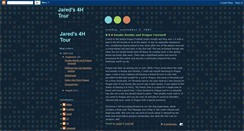 Desktop Screenshot of jareds4htour.blogspot.com