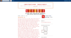 Desktop Screenshot of hitchedinvites.blogspot.com