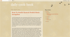 Desktop Screenshot of daily-cook-book.blogspot.com