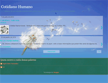 Tablet Screenshot of ocotidianohumano.blogspot.com