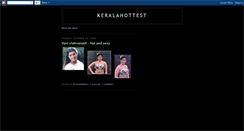 Desktop Screenshot of keralahottest.blogspot.com