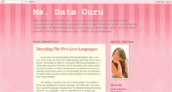 Desktop Screenshot of msdateguru.blogspot.com