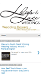 Mobile Screenshot of liliesandlaceweddings.blogspot.com