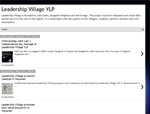 Tablet Screenshot of leadership-village.blogspot.com