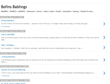 Tablet Screenshot of bofinsbablings.blogspot.com