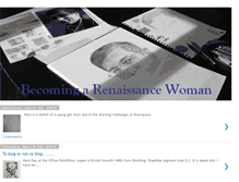 Tablet Screenshot of becomingarenaissancewoman.blogspot.com