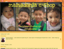 Tablet Screenshot of mamadaniashop.blogspot.com