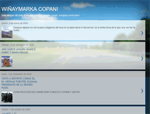 Tablet Screenshot of choquecopani.blogspot.com