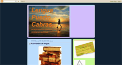 Desktop Screenshot of lenguapuertocabras.blogspot.com