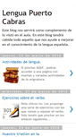 Mobile Screenshot of lenguapuertocabras.blogspot.com
