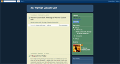Desktop Screenshot of mrwarriorcustomgolf.blogspot.com