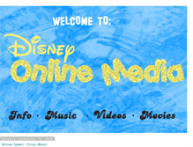 Tablet Screenshot of disneyonlinemedia.blogspot.com