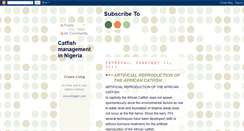 Desktop Screenshot of feedingcatfishinnigeria.blogspot.com