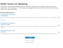 Tablet Screenshot of lernspielzeug.blogspot.com