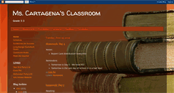 Desktop Screenshot of mscartagenasclassroom.blogspot.com